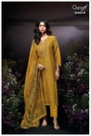 Aarika 4402 By Ganga Bemberg Silk Satin Designer Salwar Suits Exporters In India
